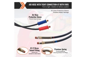 3in1 Air Wire Kit for Trucks 3 7m Spiral 7 Pin Connector Part manufacturer no brand