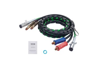 Kit de Mangueras de Aire 3 en 1 para Camiones, Cables en Espiral de 3,