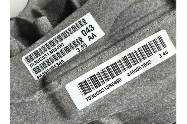 Reductor trasero JEEP GRAND CHEROKEE IV (WK, WK2) T03UG0313R8490 3.6L