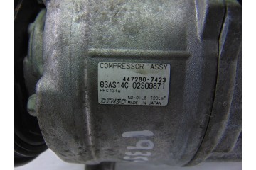 447280-7423 COMPRESOR AIRE ACONDICIONADO MERCEDES-BENZ CLASE CLA (BM 117) CLA 220 CDI 4Matic (117.305) 2015 447280-7423 193590 M
