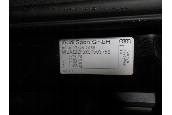 Audi RS Q3 F3B 2019 - presente ESCAPE 8V0253611D DNWA