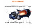 Water Heating Car Heater 24V 10kw Auto Preheater Diesel Parking Heater Car type 4x4 SUV buses trucks cargo vans RVs passenger ca