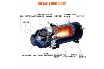 Water Heating Car Heater 24V 10kw Auto Preheater Diesel Parking Heater Car type 4x4 SUV buses trucks cargo vans RVs passenger ca