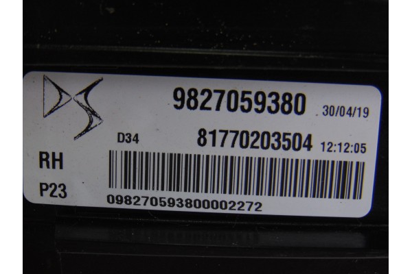 9827059380 PILOTO TRASERO DERECHO DS 3 CROSSBACK Performance Line 9827059380 196580 DS - 1