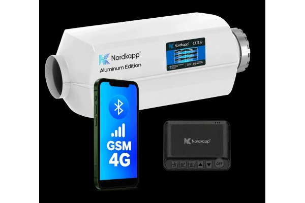 Nordkapp 2kW Diesel 12V Bluetooth GSM 4G Air Parking Heater