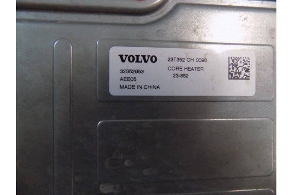 VOLVO XC40 EX40 C40 HEATER ELECTRIC FLUID HEATER 32400531 Customs tariff code 85168080