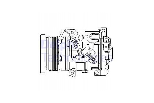 Air conditioning compressor Delphi CS20508 15B1