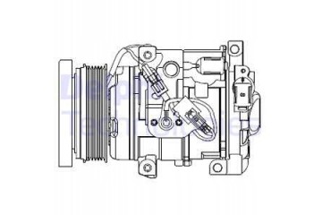 Air conditioning compressor Delphi CS20508 15B1