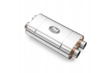 OVAL MUFFLER RM MOTORS E006 2x50mm length 40cm DUAL