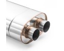 OVAL MUFFLER RM MOTORS E006 2x50mm length 40cm DUAL Catalog number of the part E006 50 400