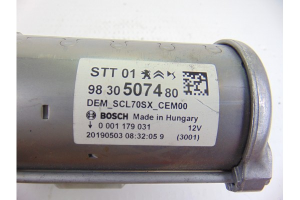 9830507480 MOTOR ARRANQUE DS 3 CROSSBACK