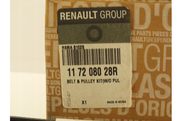 Drive Belt Renault 117208028R Original Catalog number of the part 117208028R