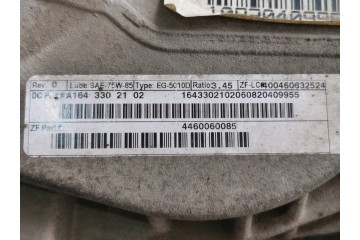 Diferencial delantero Mercedes-Benz ML W164 2009 A1643302102