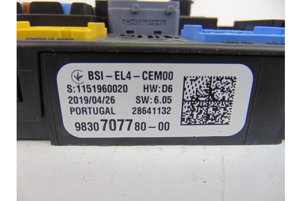 9830707780 CAJA RELES / FUSIBLES DS 3 CROSSBACK