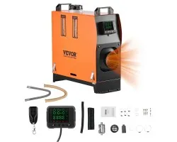Calefactor de estacionamiento diésel VEVOR 8KW, calefactor de aire 12V/24V con control remoto