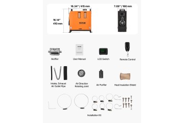 Heating VEVOR 8KW parking 12 24V heater blower remote control Packaging status original
