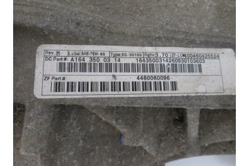 Rear differential Mercedes GL X164 2006 2012 A1643500314 Catalog number of the original A1643500314