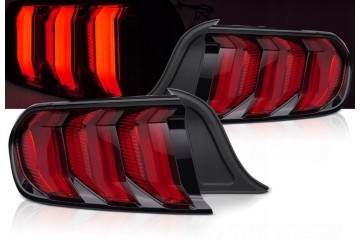Red LED lamps for Ford Mustang 14 22