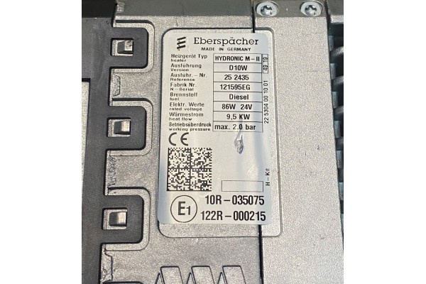 Hydronic M II D10W 24V 86W Eberspaecher Part manufacturer Eberspaecher