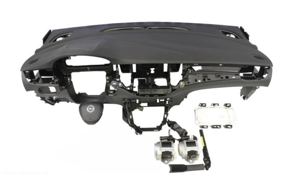 Dashboard Opel console cockpit cushions belts set repair