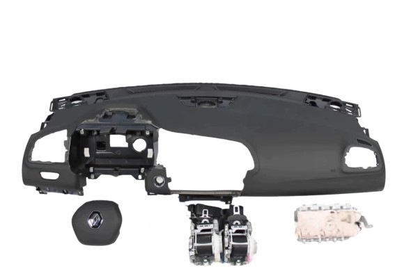 Dashboard Renault console cockpit cushions belts set repair