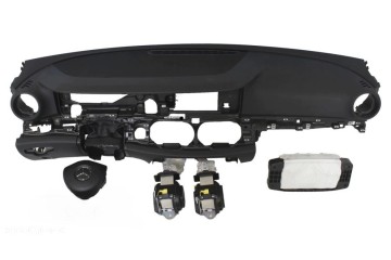 Dashboard Mercedes console cockpit cushions belts set repair Catalog number of the part 3548552