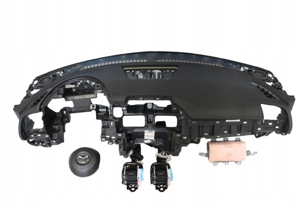 Dashboard Mazda console cockpit cushions belts set repair