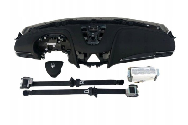 Dashboard Maserati console cockpit cushions belts set repair