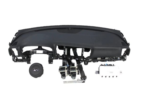 Dashboard Kia console cockpit cushions belts set repair