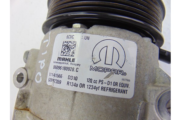 52017359 COMPRESOR AIRE ACONDICIONADO FIAT II TIPO (357) HATCHBACK Business 2017 52017359 197471 FIAT - 4