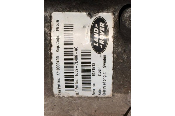 FRONT DIFFERENTIAL LAND ROVER EVOQUE I EJ327L486AC Installation side multipurpose