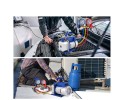 Bomba de vacío 1.8 CFM 1/4 HP para aire acondicionado con mangueras y 