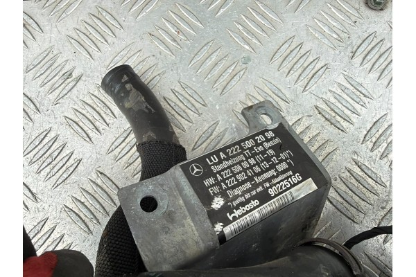 MERCEDES S CLASS W222 WEBASTO PARKING HEATER A2225002098 PETROL Car type passenger cars