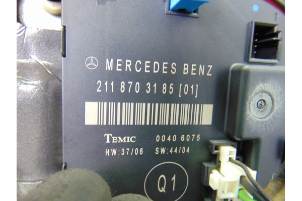 PLATA PUERTA TRASERA IZQUIERDA MERCEDES-BENZ CLASE E (BM 211) BERLINA