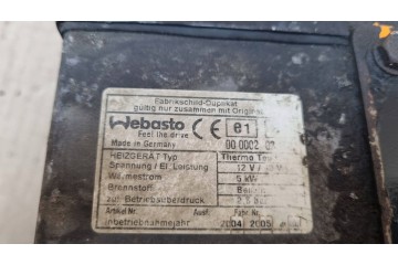 Sistema de Calefacción Auxiliar Webasto para Bentley Continental 2005 