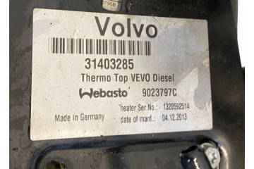 Calefactor de estacionamiento Volvo V60 2014 (Webasto) 31403285