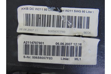 A2114707901 DEPOSITO COMBUSTIBLE MERCEDES-BENZ CLASE E (BM 211) BERLINA E 320 CDI (211.022) 2007 A2114707901 203458 MERCEDES-BEN