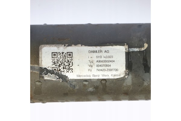 Puente diferencial trasero Mercedes Sprinter W906 A9063502404
