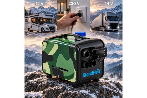 PARKING HEATER PORTABLE 8KW 12V 24V 230V DIESEL OIL HEATER Catalog number of the part OPplastik230v8KW