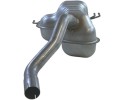 Rear exhaust silencer FIAT DOBLO DOBLO CARGO OPEL COMBO TOUR Catalog number of substitutes ERNST 551175 Faurecia FS25306 FENNO P