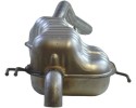 Rear exhaust silencer FIAT DOBLO DOBLO CARGO OPEL COMBO TOUR Part manufacturer Bosal