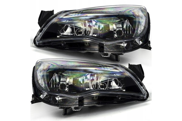 HEADLIGHTS OPEL ASTRA J 09 LEFT RIGHT SET