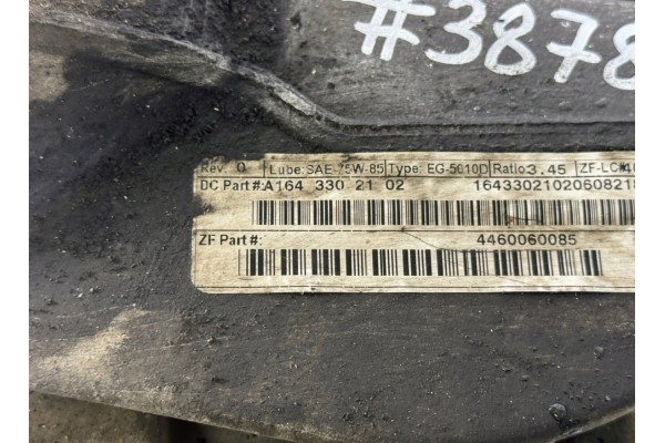 Front differential Mercedes ML W164 2005 2011 A1643302102 Catalog number of the original A1643302102