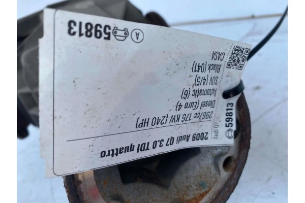 Audi Q7 Rear differential Differential 3 0 TDI quattro Diesel 2009 Installation side rear