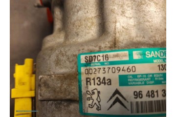 2004 Peugeot 407 Air conditioning compressor 00273709460 Part manufacturer Peugeot OE