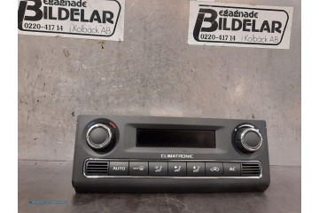 2012 Skoda Fabia Mk2 5J Air conditioning panel 5J0907044C