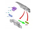 Actuador de tapa de maletero FORD FIESTA MK7 F1EB-19B514-BG 2445415 OR