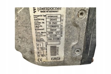 Calefactor estacionario (Webasto) Ford Focus 252502