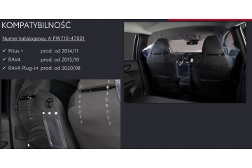 Compartimento protector para pasajeros taxi RAV4 5ª generación policar
