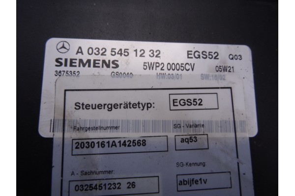 A0325451232 CENTRALITA CAMBIO AUTOMATICO MERCEDES-BENZ CLASE C (BM 203) BERLINA